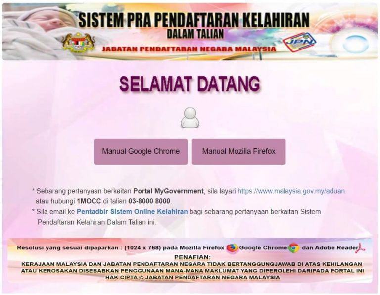 Panduan Dan Dokumen Lengkap Untuk Daftar Kelahiran Anak Di JPN