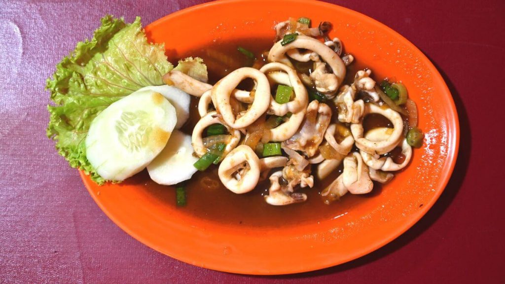 Resepi Sotong Masak Sos Tiram