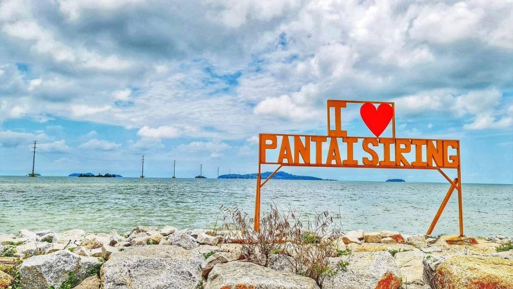 pantai di Melaka, pantai siring