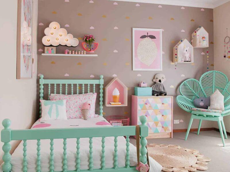 bilik tidur puteri mama papa - kids bedroom