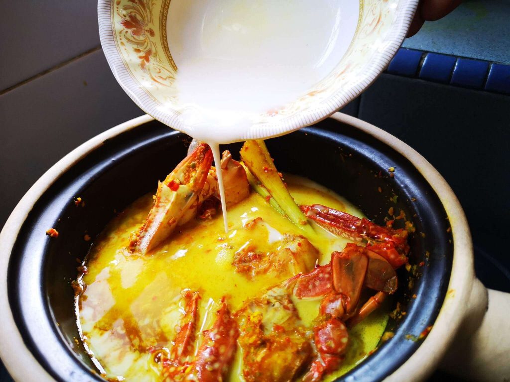 santan untuk Resepi Ketam Masak Lemak Cili Api