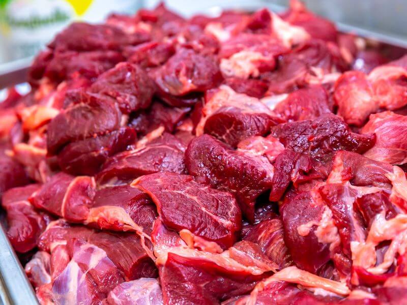 makanan untuk darah rendah - daging merah 