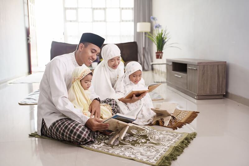 keluarga selepas solat