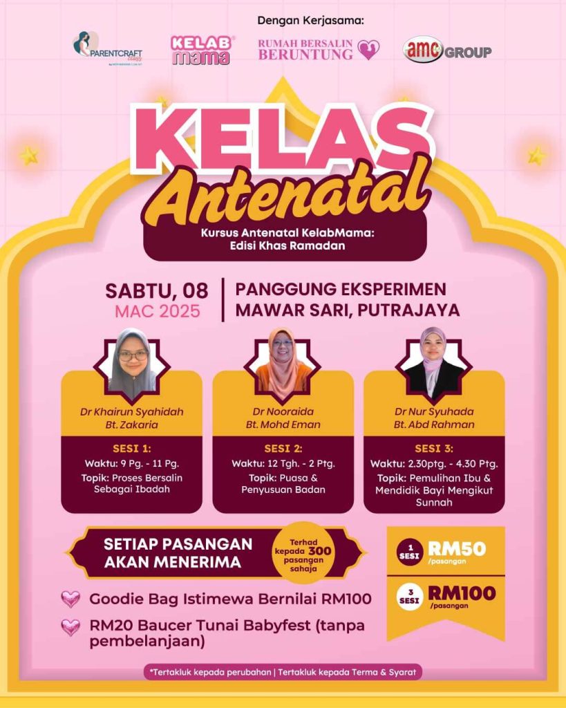 Kelas Antenatal KelabMama 2025